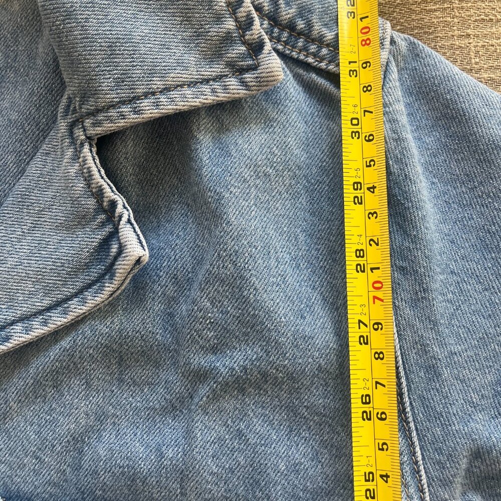 Seed Heritage Denim Button Through Mini Dress (AUS 10/US 6) - Picture 9 of 12